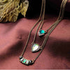 Multilayer Indian Emerald Necklaces