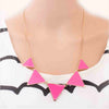 Geometrical Triangle Necklace