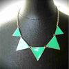 Geometrical Triangle Necklace