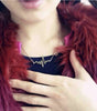 ECG Heart Choker Necklace