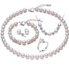 Rice Shape Real Pearl Jewelry Set