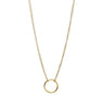 Double Chain Circle Necklace