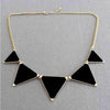 Geometrical Triangle Necklace